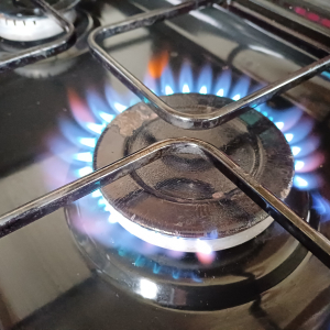 Why do we burn gas in our homes?                                                      